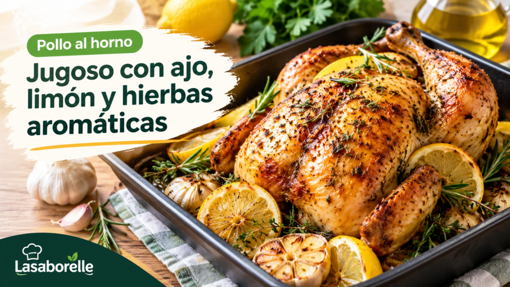 pollo al horno jugoso